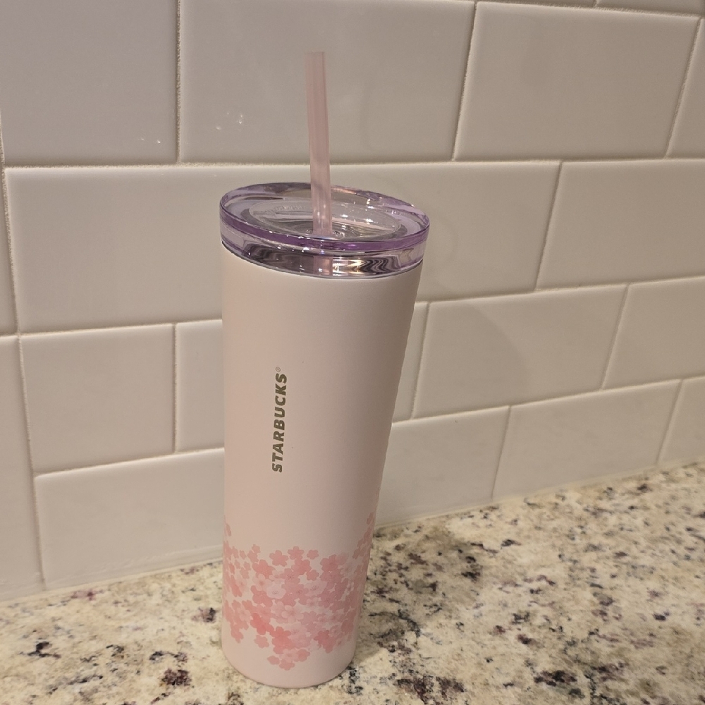 Starbucks Pastel Pink Blossom Tumbler
